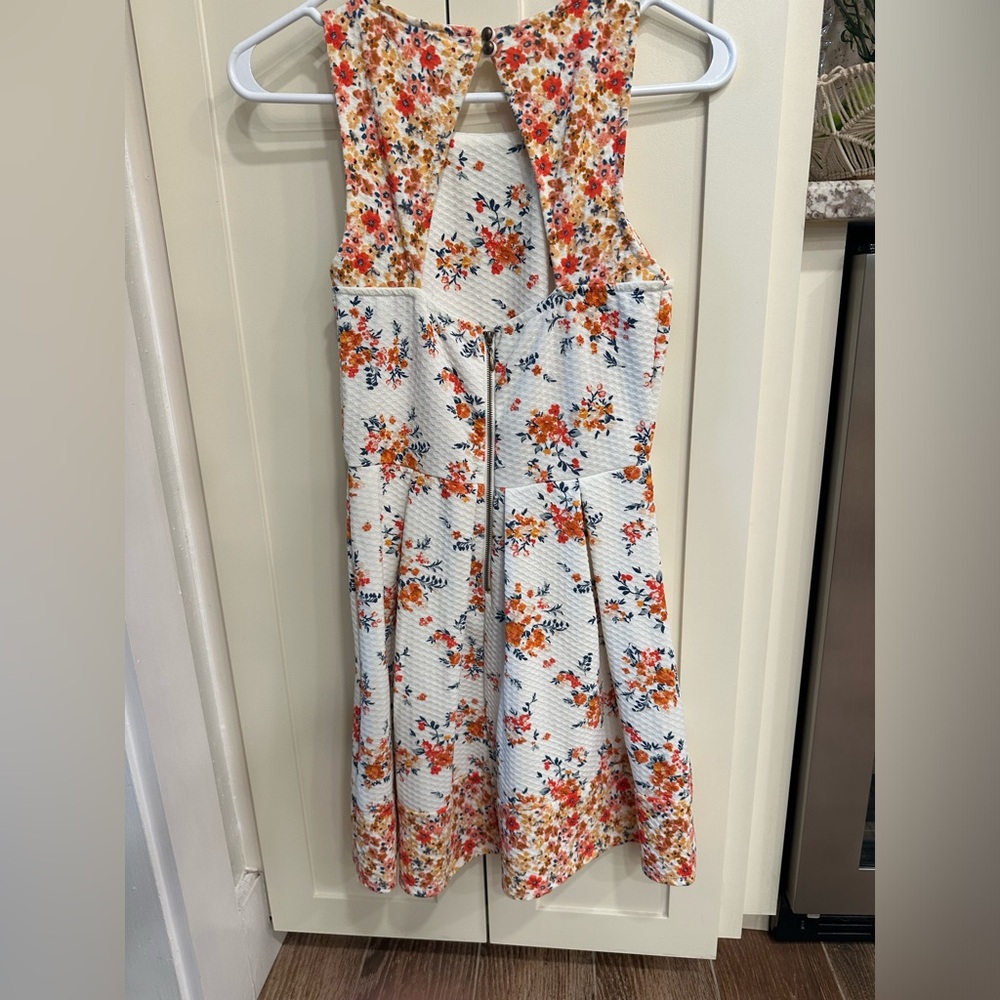 Rewind orange and white, extra small female dress